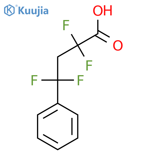 2,2,4,4-tetrafluoro-4-phenylbutanoic acid structure
