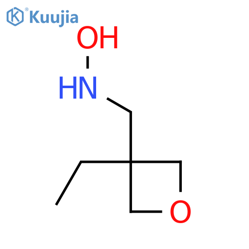 N-(3-ethyloxetan-3-yl)methylhydroxylamine structure
