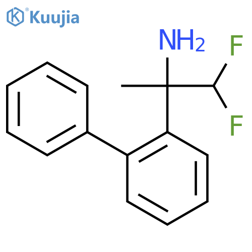 1,1-difluoro-2-(2-phenylphenyl)propan-2-amine structure