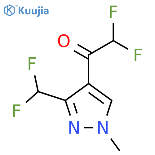 1-3-(difluoromethyl)-1-methyl-1H-pyrazol-4-yl-2,2-difluoroethan-1-one structure