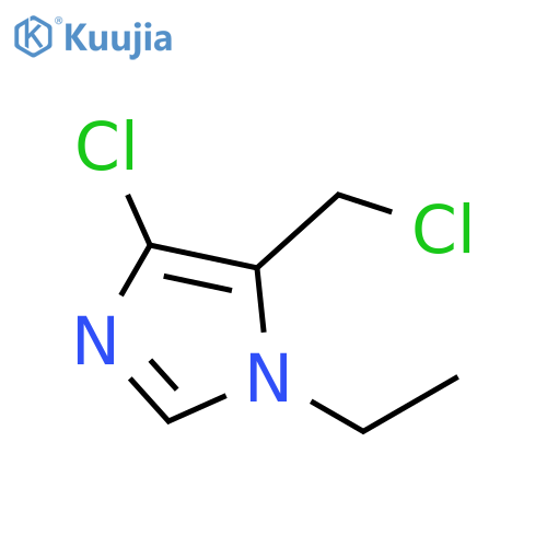 4-chloro-5-(chloromethyl)-1-ethyl-1H-imidazole structure