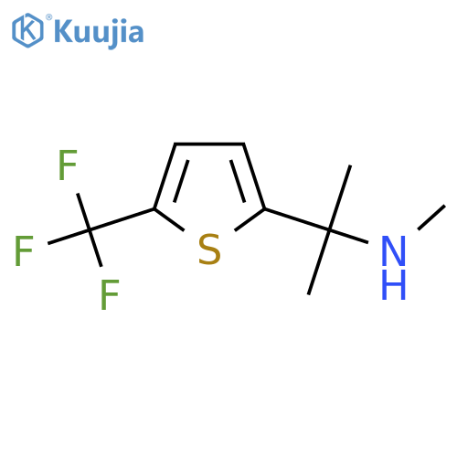 methyl({2-5-(trifluoromethyl)thiophen-2-ylpropan-2-yl})amine structure