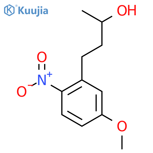 4-(5-methoxy-2-nitrophenyl)butan-2-ol structure