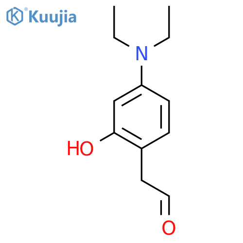 2-4-(diethylamino)-2-hydroxyphenylacetaldehyde structure