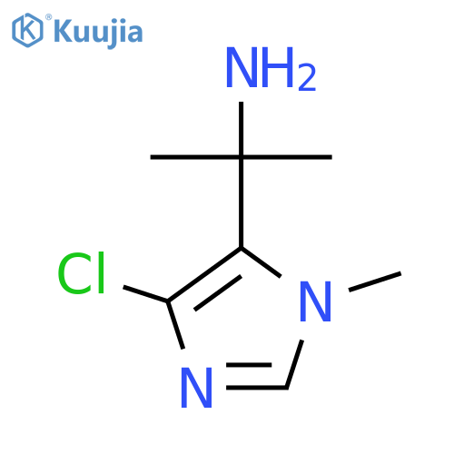 2-(4-chloro-1-methyl-1H-imidazol-5-yl)propan-2-amine structure