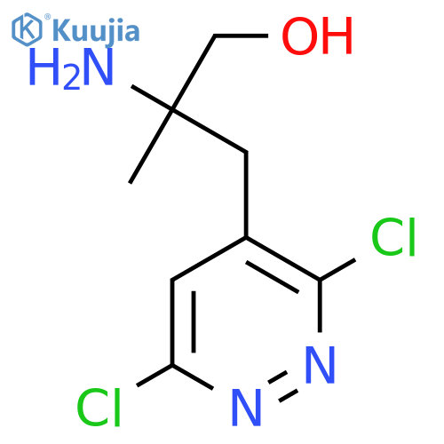 2-amino-3-(3,6-dichloropyridazin-4-yl)-2-methylpropan-1-ol structure