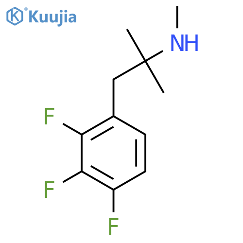 methyl2-methyl-1-(2,3,4-trifluorophenyl)propan-2-ylamine structure