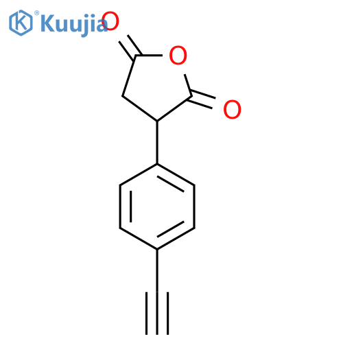 3-(4-ethynylphenyl)oxolane-2,5-dione structure