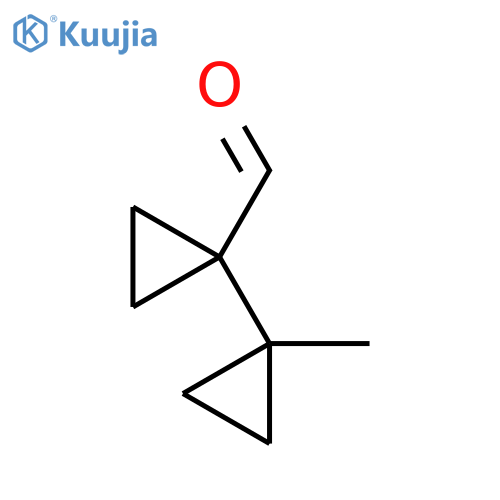 1-(1-methylcyclopropyl)cyclopropane-1-carbaldehyde structure
