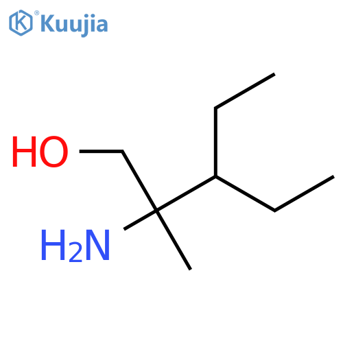 2-amino-3-ethyl-2-methylpentan-1-ol structure