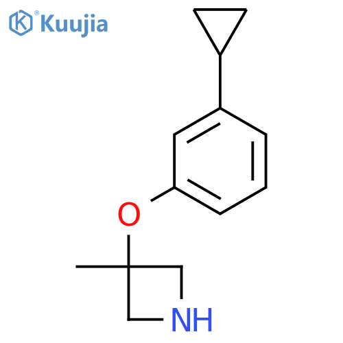 3-(3-cyclopropylphenoxy)-3-methylazetidine structure