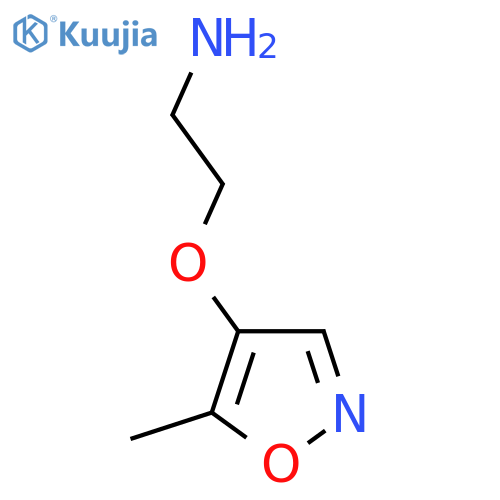 2-(5-methyl-1,2-oxazol-4-yl)oxyethan-1-amine structure