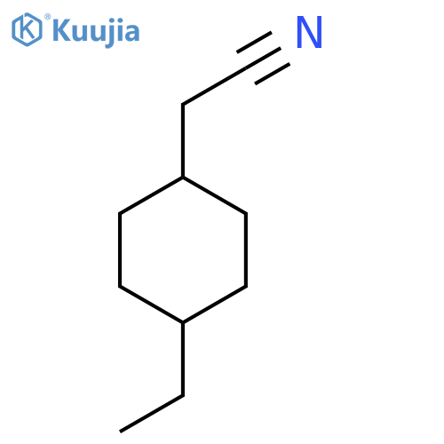 2-(4-ethylcyclohexyl)acetonitrile structure