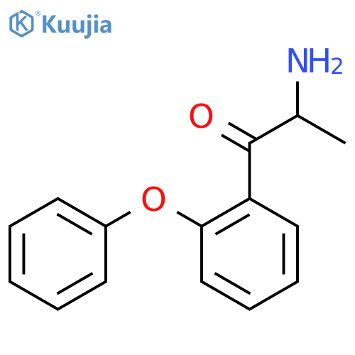 2-amino-1-(2-phenoxyphenyl)propan-1-one structure