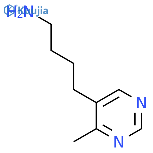 4-(4-methylpyrimidin-5-yl)butan-1-amine structure