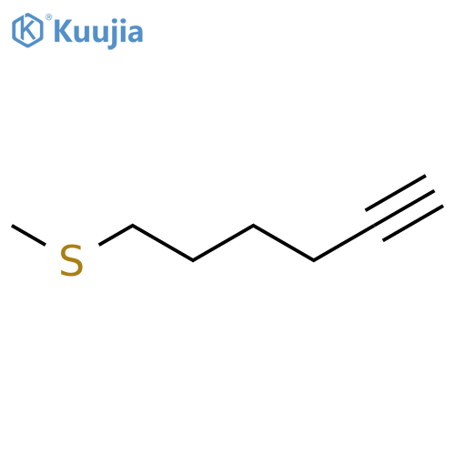 6-(methylsulfanyl)hex-1-yne structure