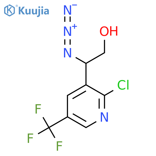 2-azido-2-2-chloro-5-(trifluoromethyl)pyridin-3-ylethan-1-ol structure