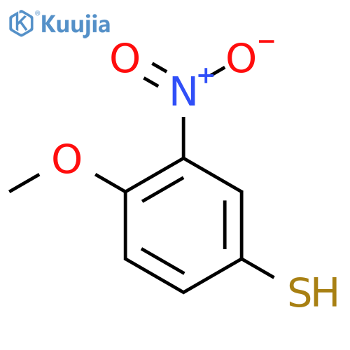 4-methoxy-3-nitrobenzene-1-thiol structure