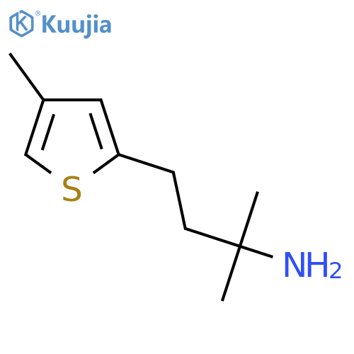 2-methyl-4-(4-methylthiophen-2-yl)butan-2-amine structure