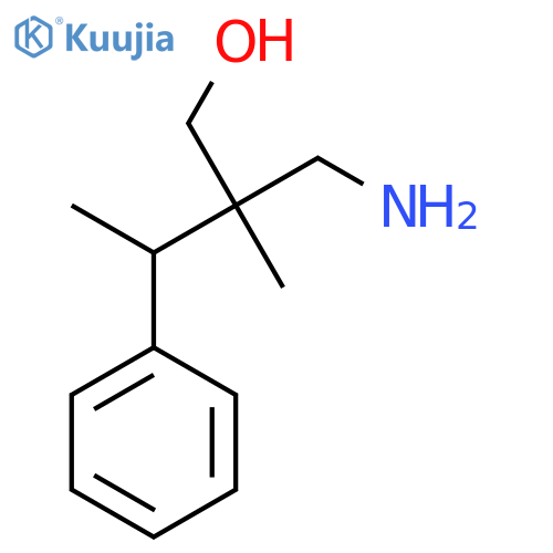 2-(aminomethyl)-2-methyl-3-phenylbutan-1-ol structure