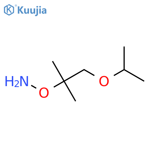 O-2-methyl-1-(propan-2-yloxy)propan-2-ylhydroxylamine structure