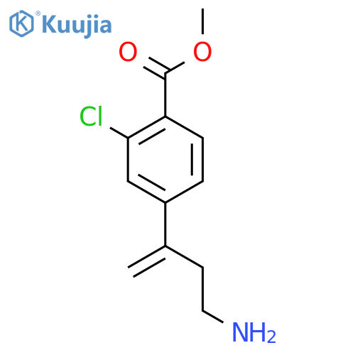 methyl 4-(4-aminobut-1-en-2-yl)-2-chlorobenzoate structure