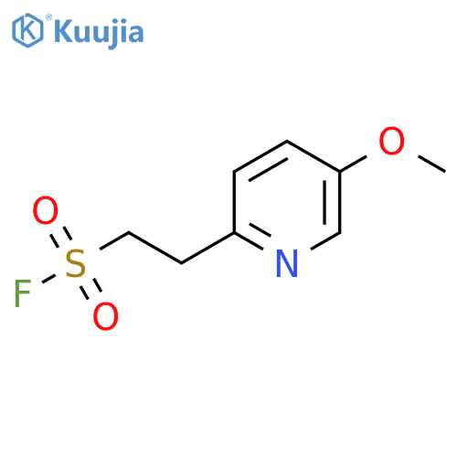 2-(5-Methoxypyridin-2-yl)ethane-1-sulfonyl fluoride structure