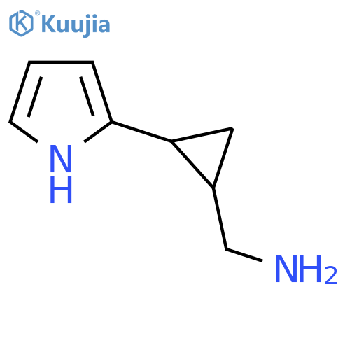 2-(1H-pyrrol-2-yl)cyclopropylmethanamine structure