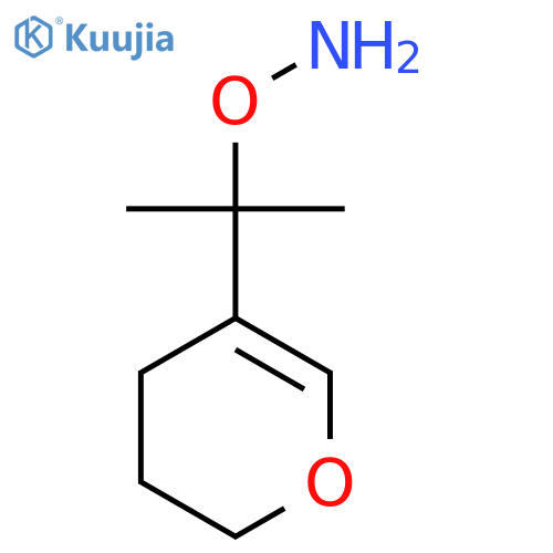 O-2-(3,4-dihydro-2H-pyran-5-yl)propan-2-ylhydroxylamine structure
