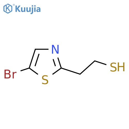 2-(5-bromo-1,3-thiazol-2-yl)ethane-1-thiol structure