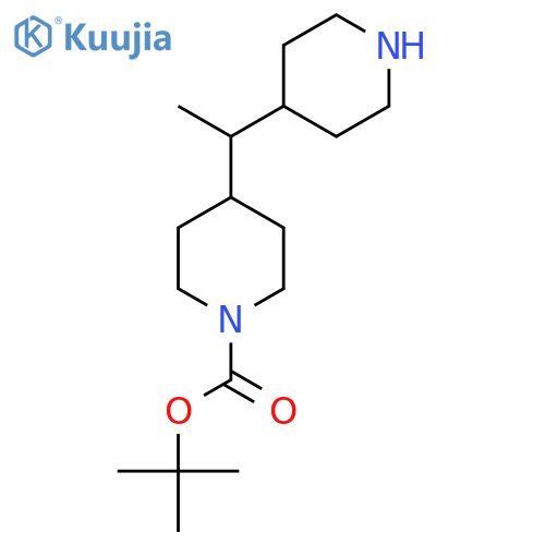 tert-butyl 4-1-(piperidin-4-yl)ethylpiperidine-1-carboxylate structure