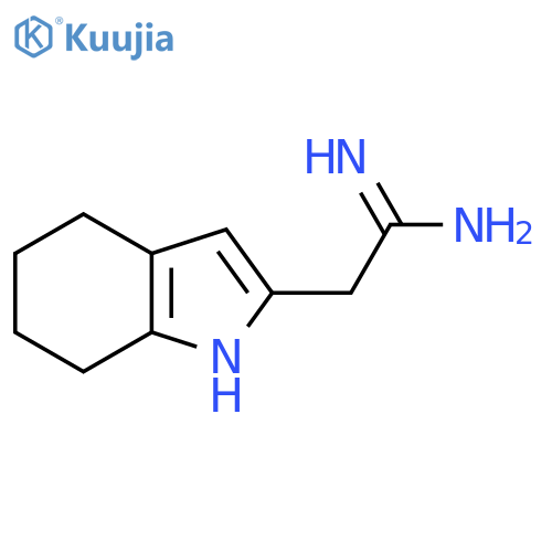 2-(4,5,6,7-tetrahydro-1H-indol-2-yl)ethanimidamide structure
