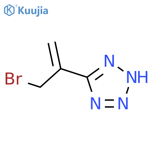 5-(3-bromoprop-1-en-2-yl)-1H-1,2,3,4-tetrazole structure