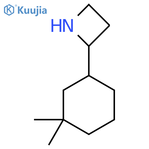 2-(3,3-dimethylcyclohexyl)azetidine structure