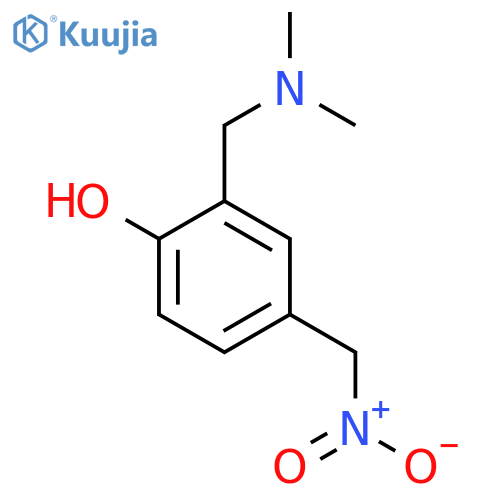 2-(dimethylamino)methyl-4-(nitromethyl)phenol structure