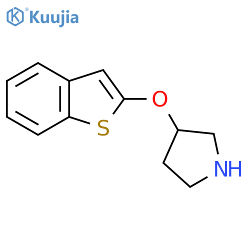 3-(1-benzothiophen-2-yloxy)pyrrolidine structure