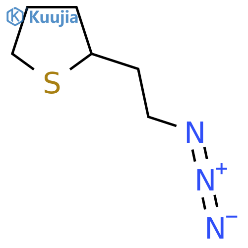 2-(2-azidoethyl)thiolane structure