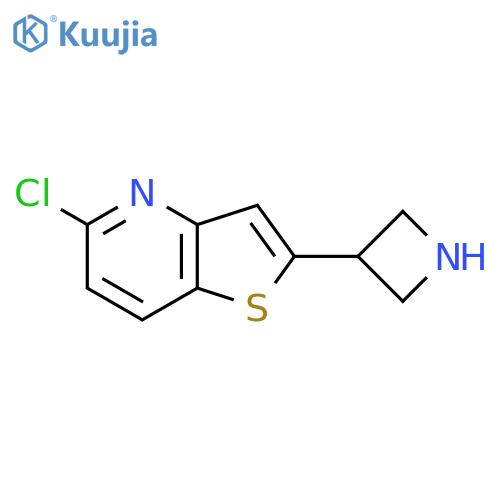 3-{5-chlorothieno3,2-bpyridin-2-yl}azetidine structure