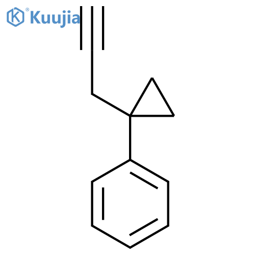 1-(prop-2-yn-1-yl)cyclopropylbenzene structure