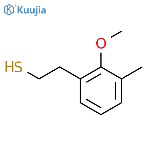 2-(2-methoxy-3-methylphenyl)ethane-1-thiol structure