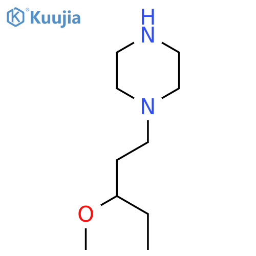 1-(3-methoxypentyl)piperazine structure