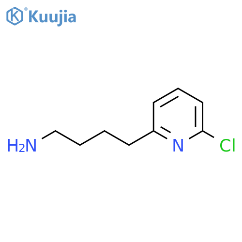 4-(6-chloropyridin-2-yl)butan-1-amine structure