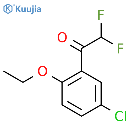 1-(5-chloro-2-ethoxyphenyl)-2,2-difluoroethan-1-one structure