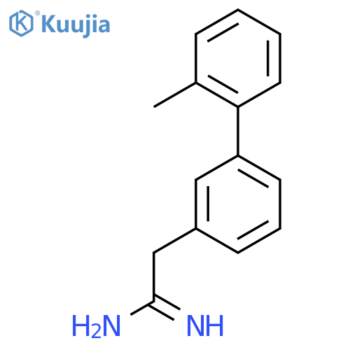 2-3-(2-methylphenyl)phenylethanimidamide structure