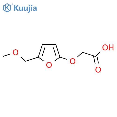 2-{5-(methoxymethyl)furan-2-yloxy}acetic acid structure
