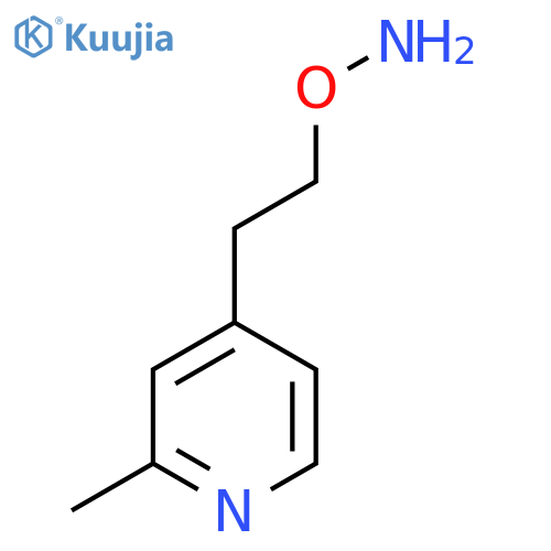 O-2-(2-methylpyridin-4-yl)ethylhydroxylamine structure