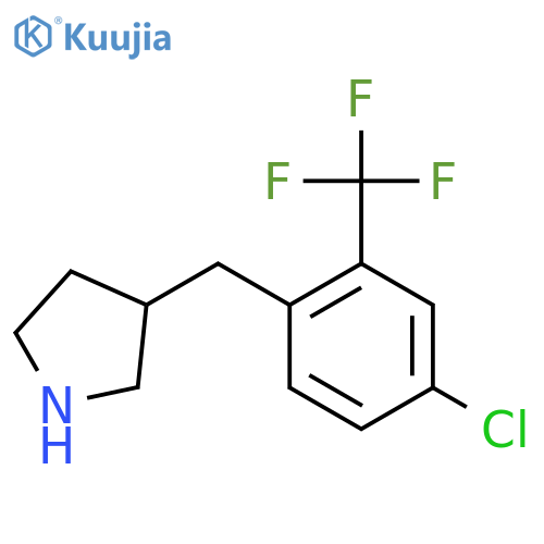 3-{4-chloro-2-(trifluoromethyl)phenylmethyl}pyrrolidine structure