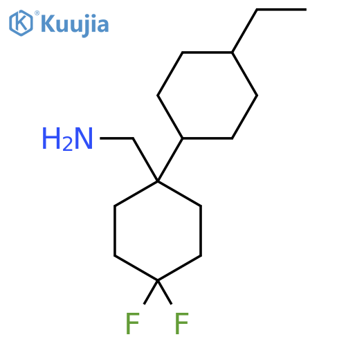 1-(4-ethylcyclohexyl)-4,4-difluorocyclohexylmethanamine structure