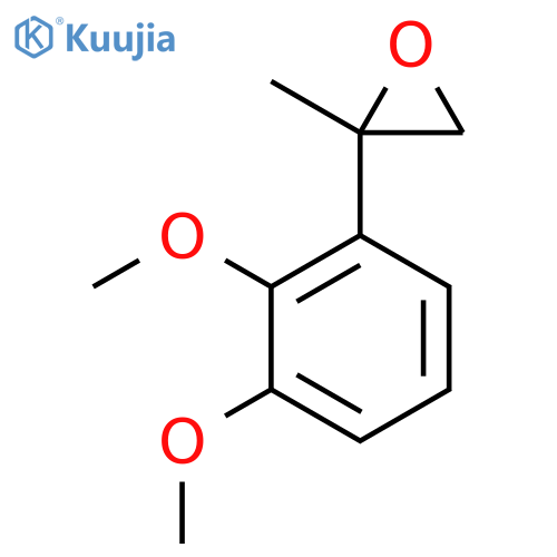2-(2,3-dimethoxyphenyl)-2-methyloxirane structure
