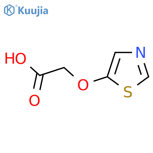 2-(1,3-thiazol-5-yloxy)acetic acid structure